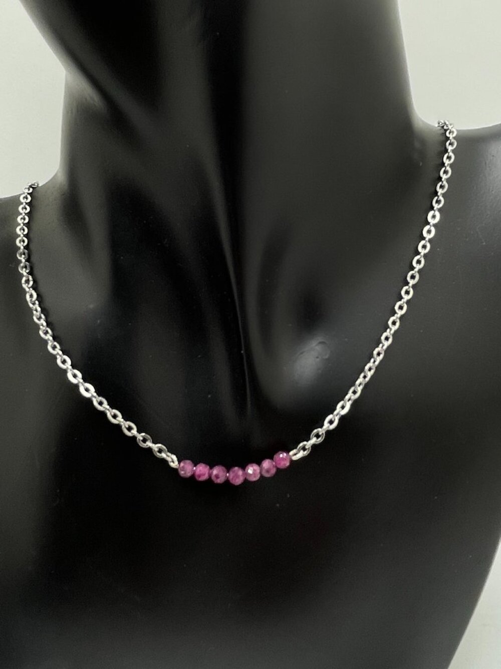Sterling & Semi Precious Stone necklace